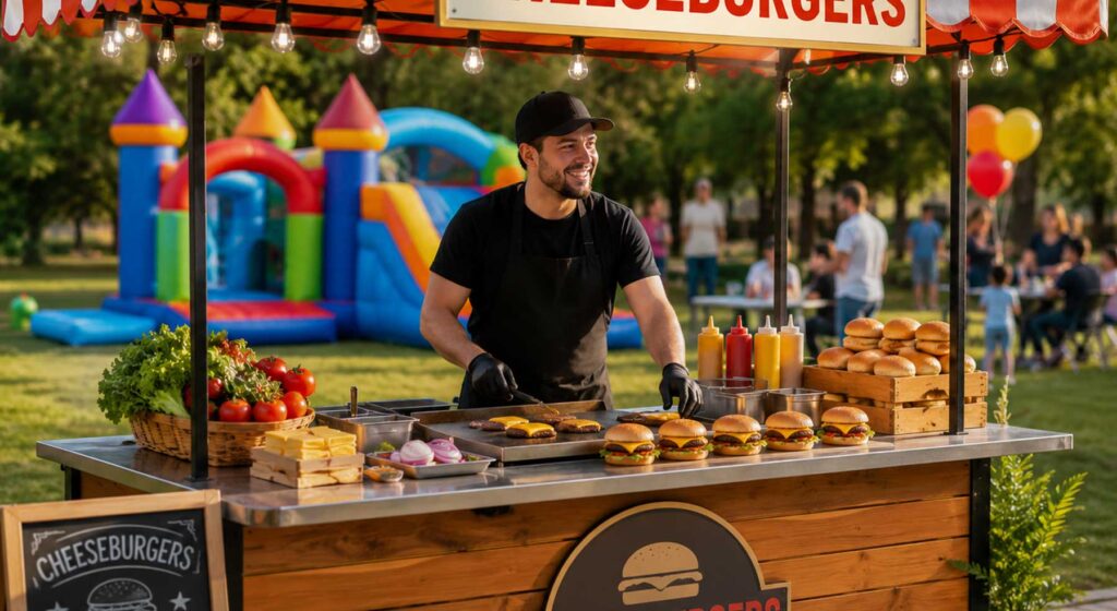 carrito cheeseburger
